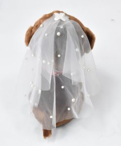 pet wedding veil